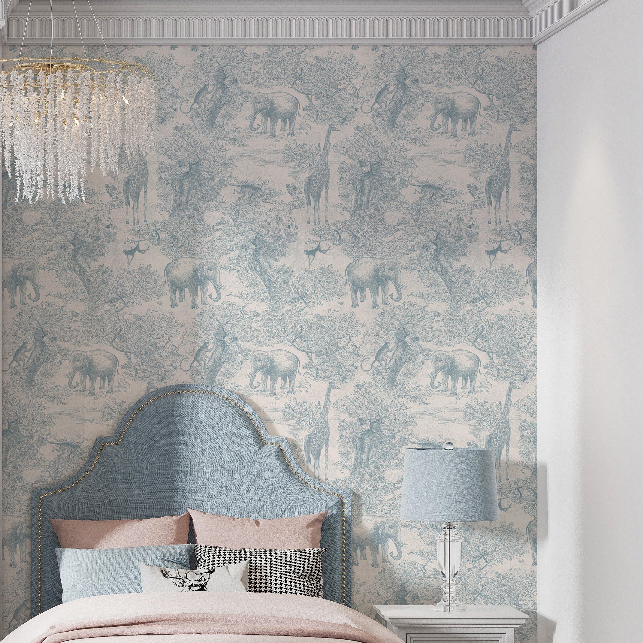 Animal Forest Party Peel and Stick Wall Mural