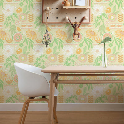 Boho Sun Flora Tapete