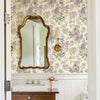 Purple Lilac Floral Vintage Peel and Stick Wallpaper