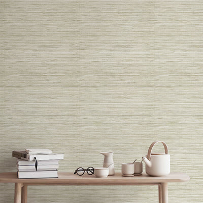 Grasscloth Woven Removable Peel and Stick Wallpaper