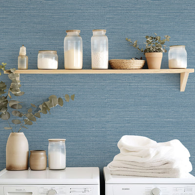 Grasscloth Woven Removable Peel and Stick Wallpaper