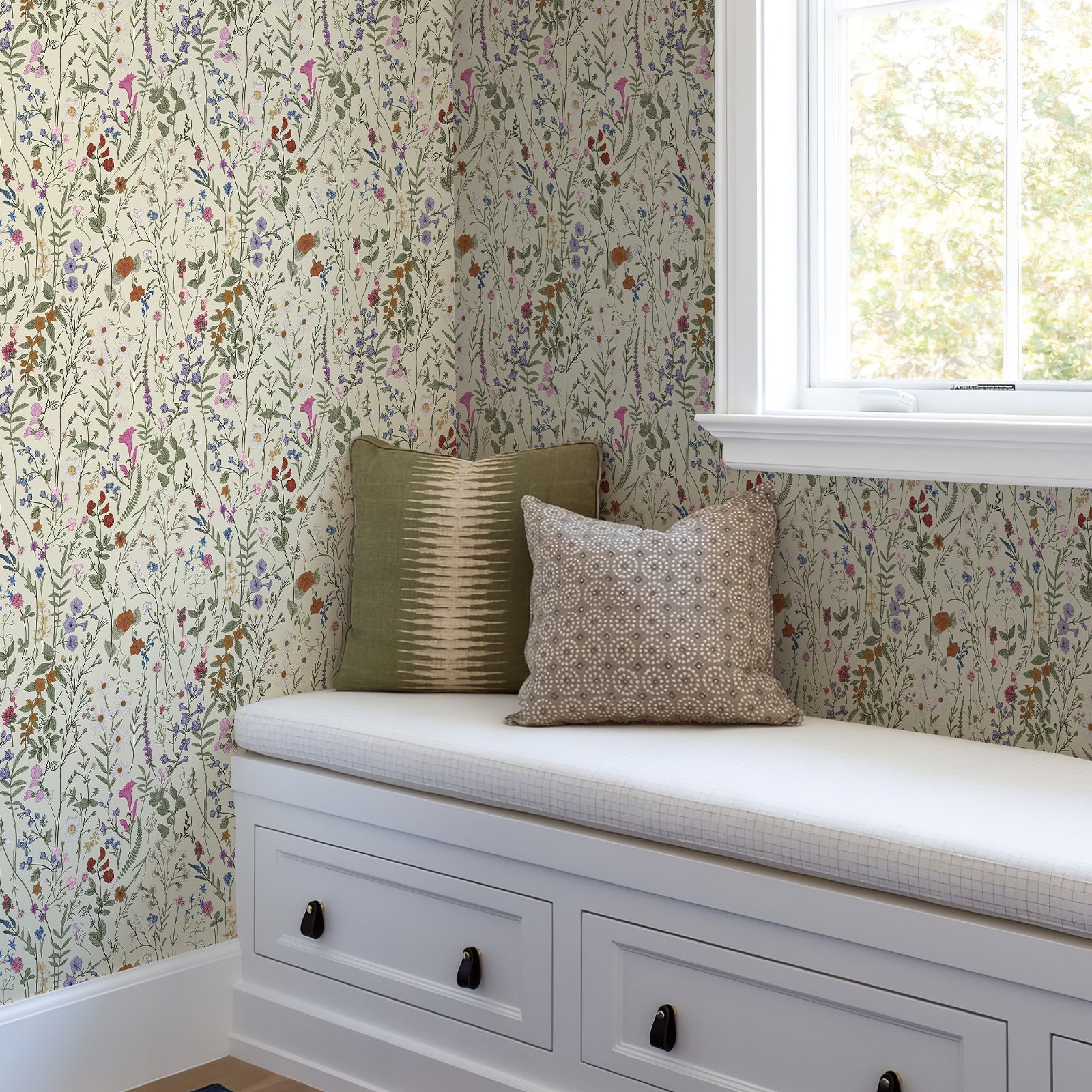 Wildwood Farm Wildflower Peel and Stick Wallpaper