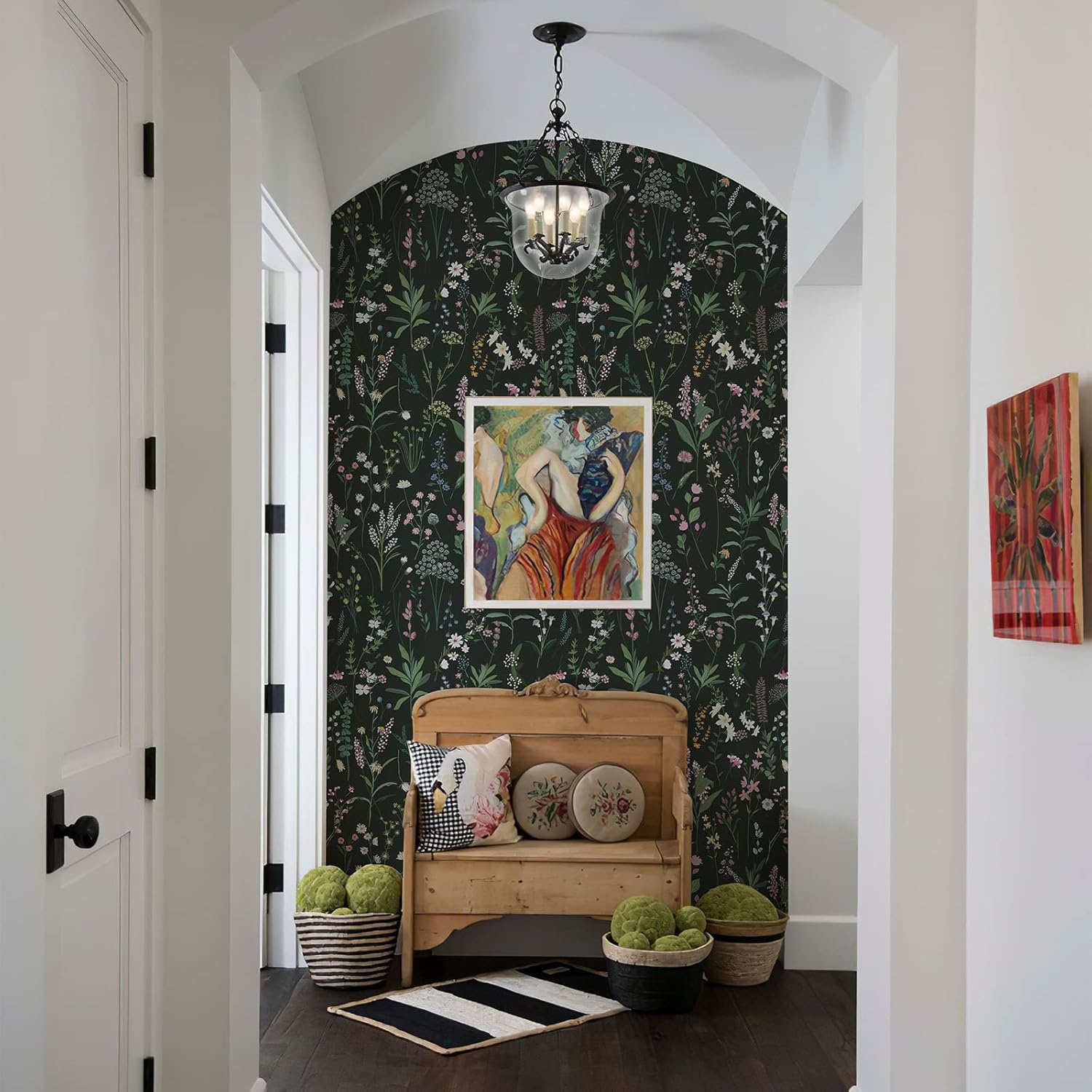 JiffDiff Floral Self-Adhesive Wallpaper