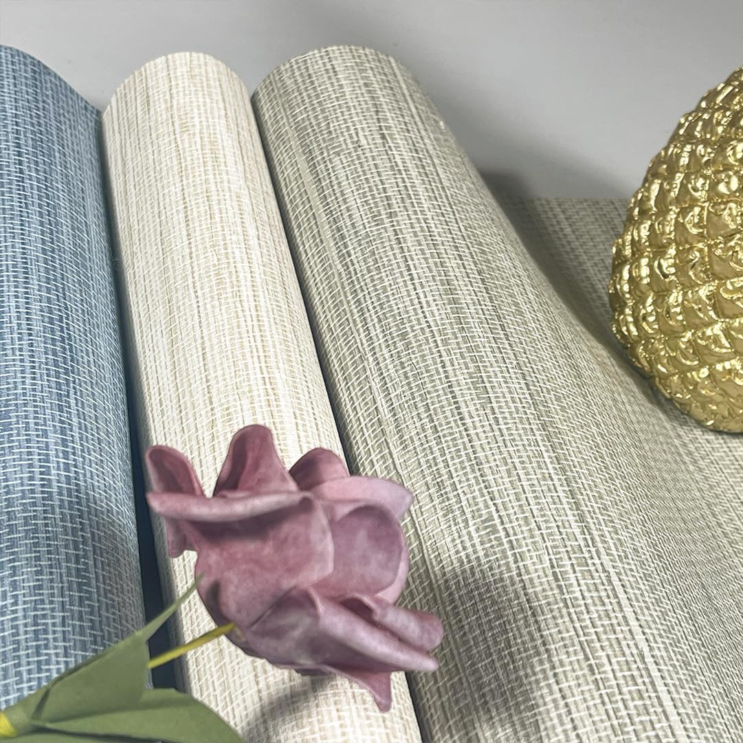Woven Grass-Texture Wallpaper