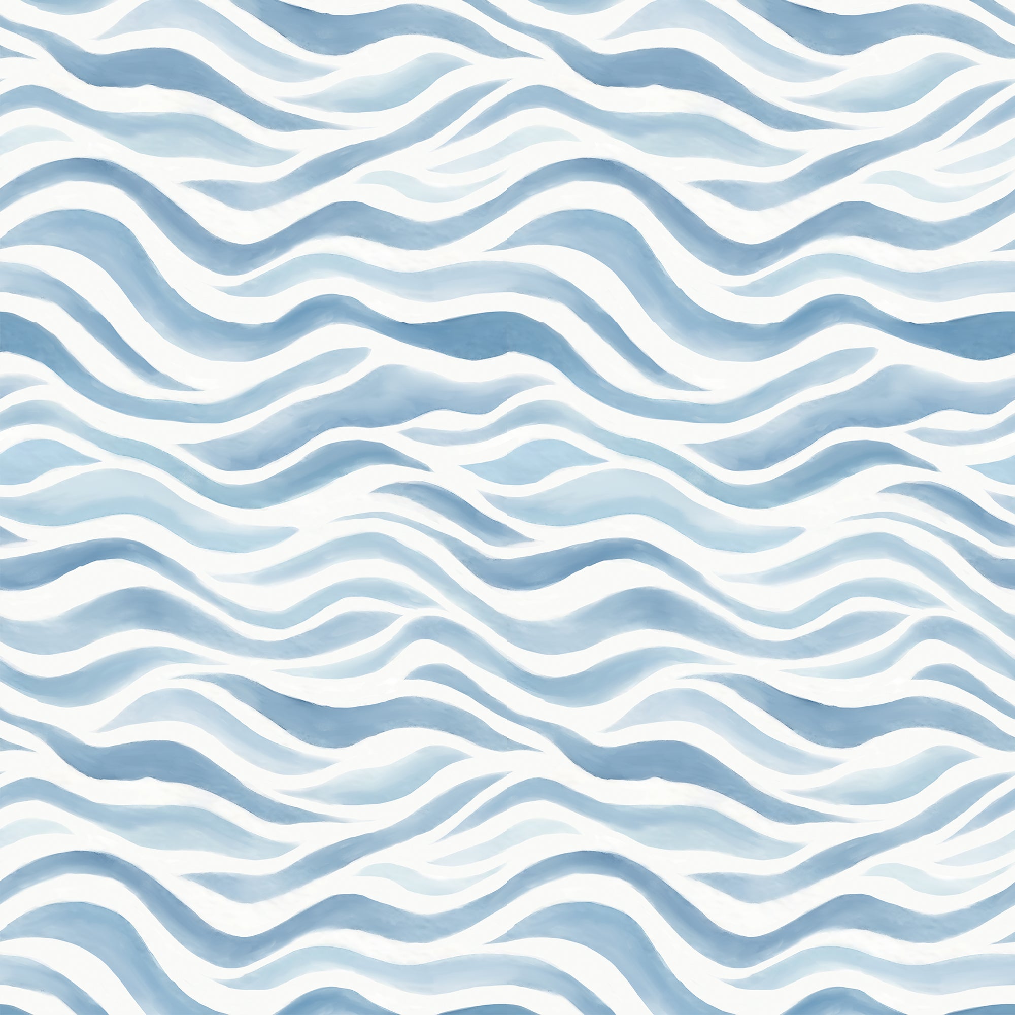 Looking out at the light blue waves Peel and Stick Wallpaper