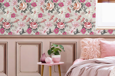 Multicolor Daisy PeonyWallpaper
