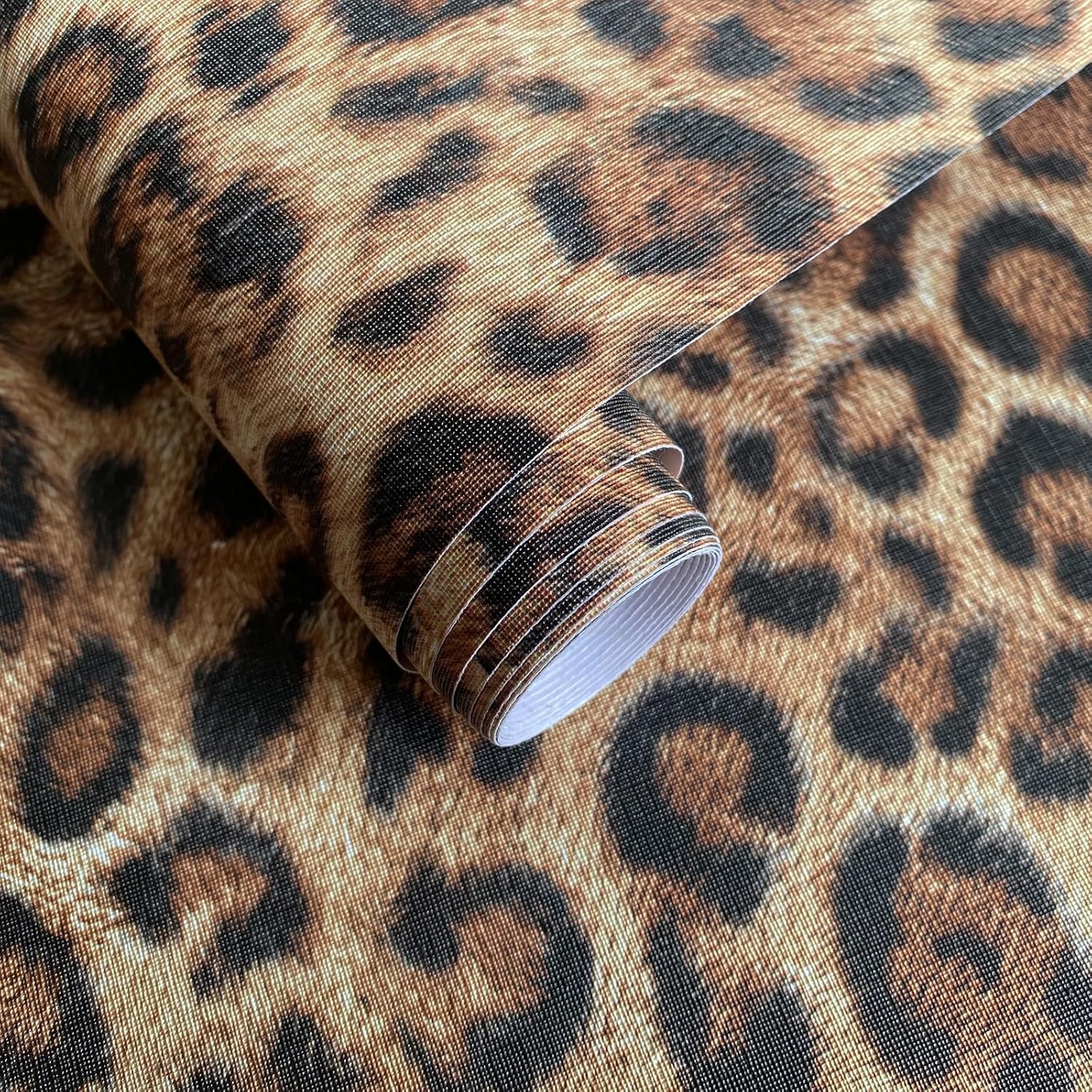 Upgraded Leopard Print Self-Adhesive Wallpaper
