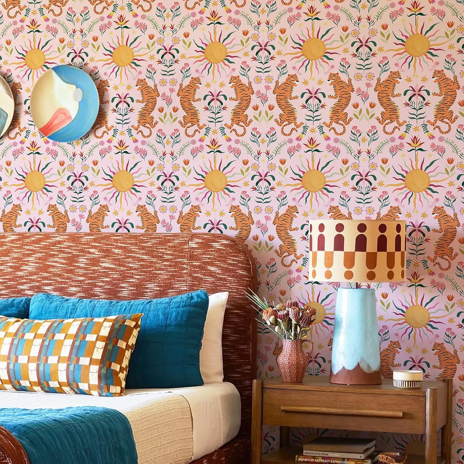 Tigger-Patterned Self-Adhesive Wallpaper