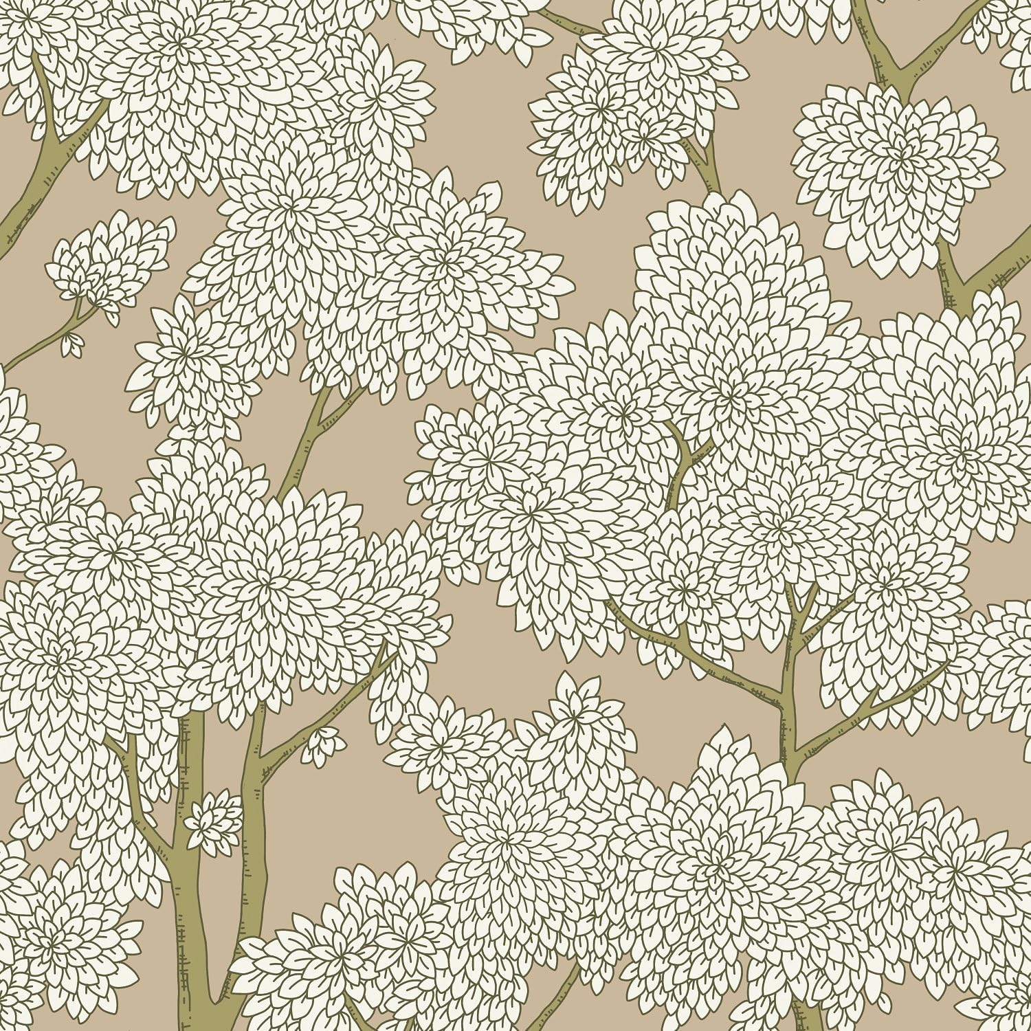 Tree Wallpaper — Peel-and-Stick Jungle Wallpaper & Forest Murals