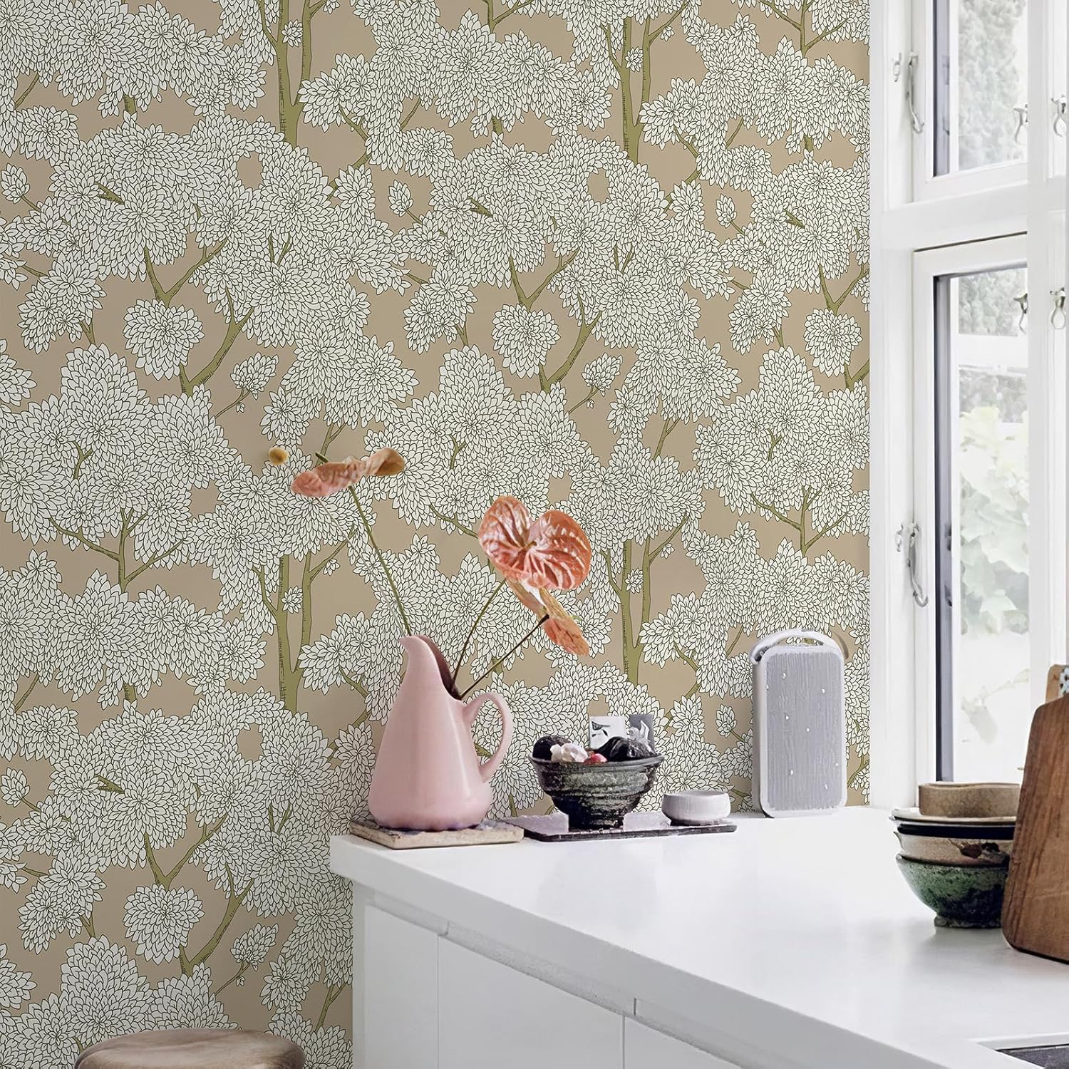 Tree Wallpaper — Peel-and-Stick Jungle Wallpaper & Forest Murals