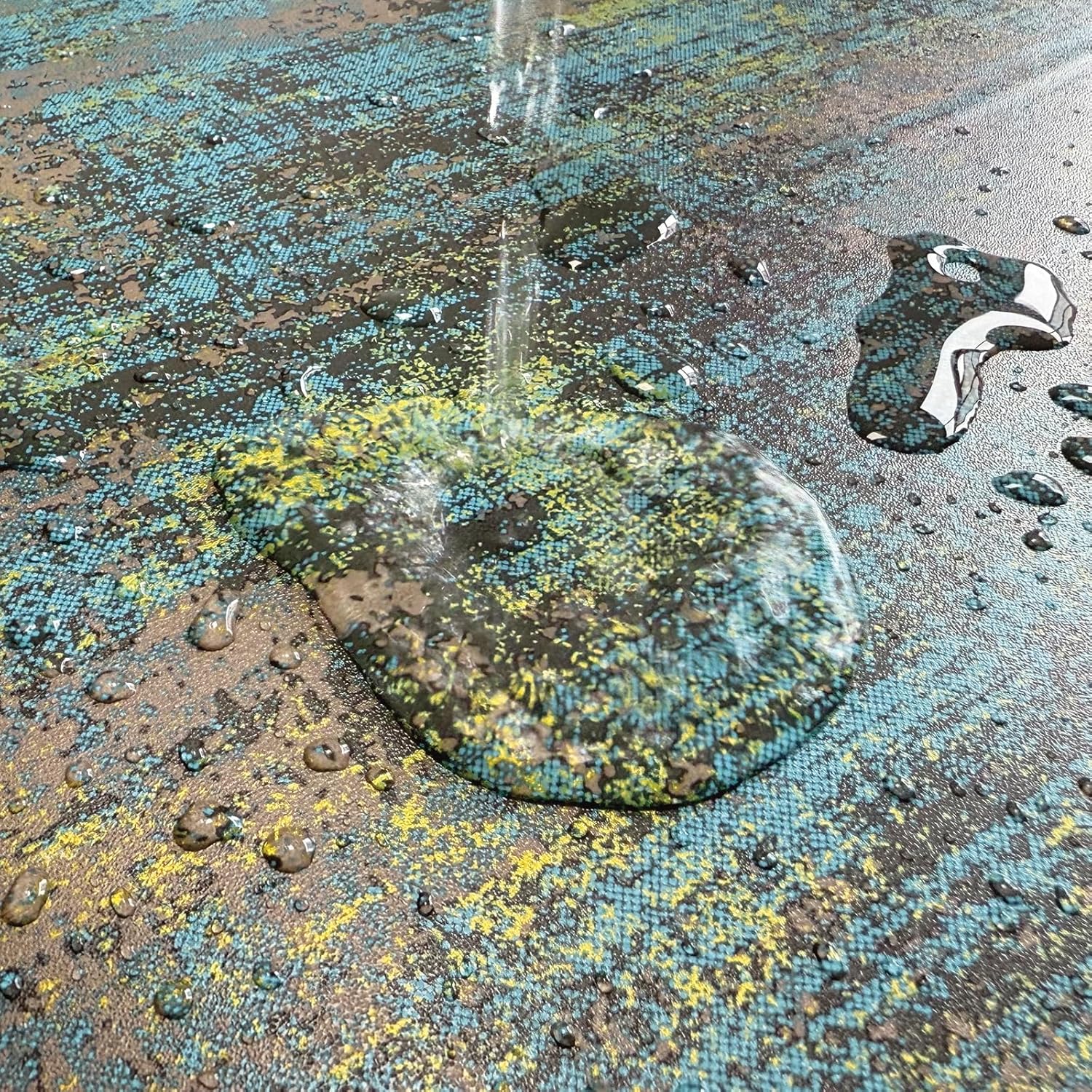 Industrial-Style Metal and Concrete Wallpaper