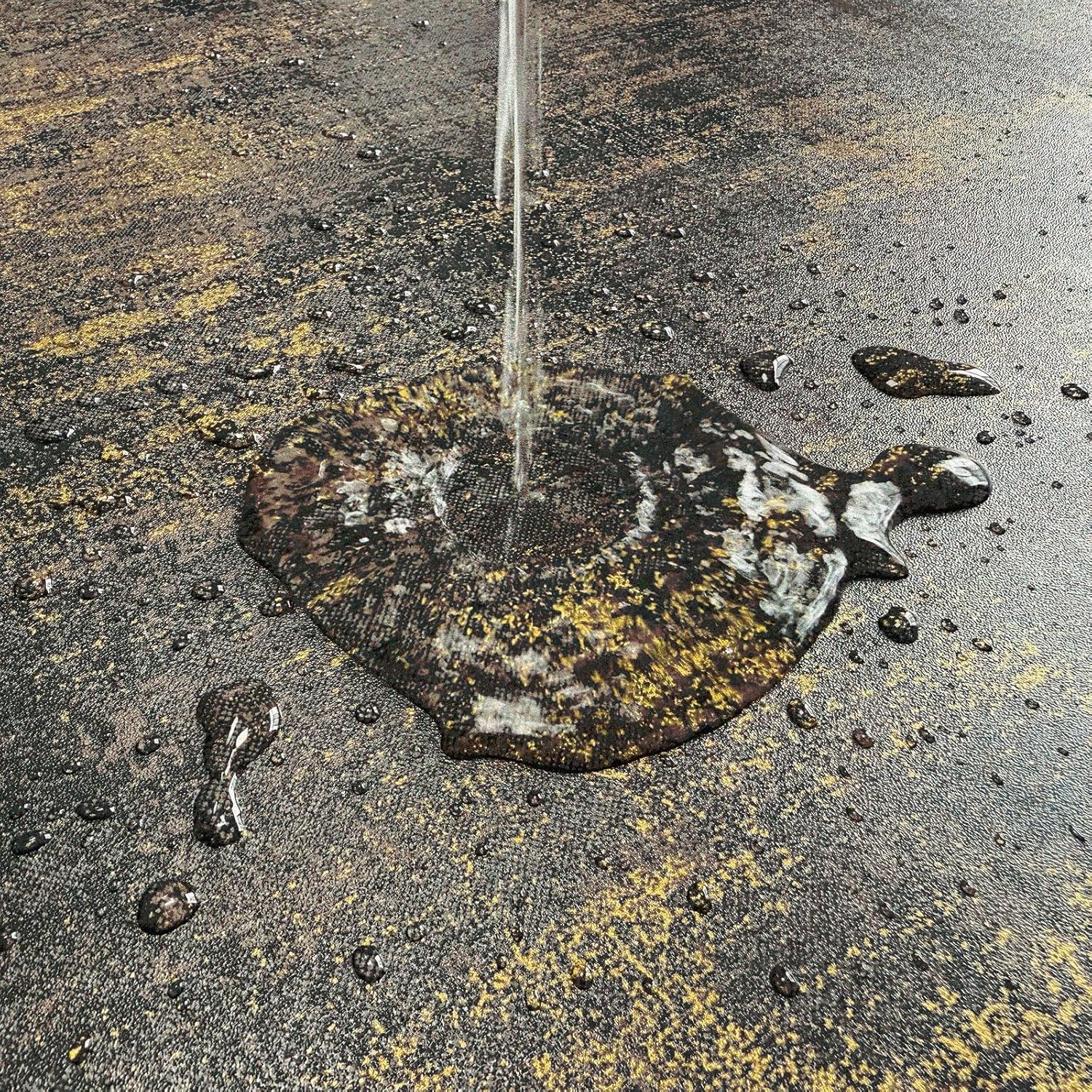 Industrial-Style Metal and Concrete Wallpaper