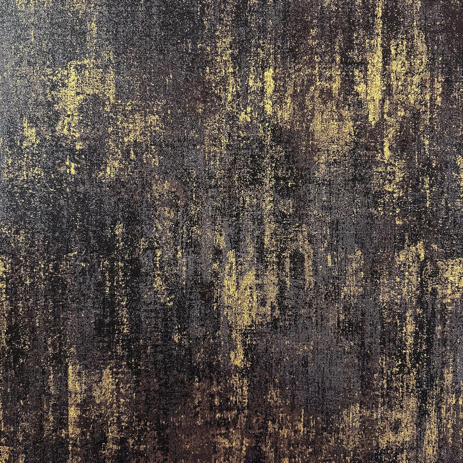 Industrial-Style Metal and Concrete Wallpaper