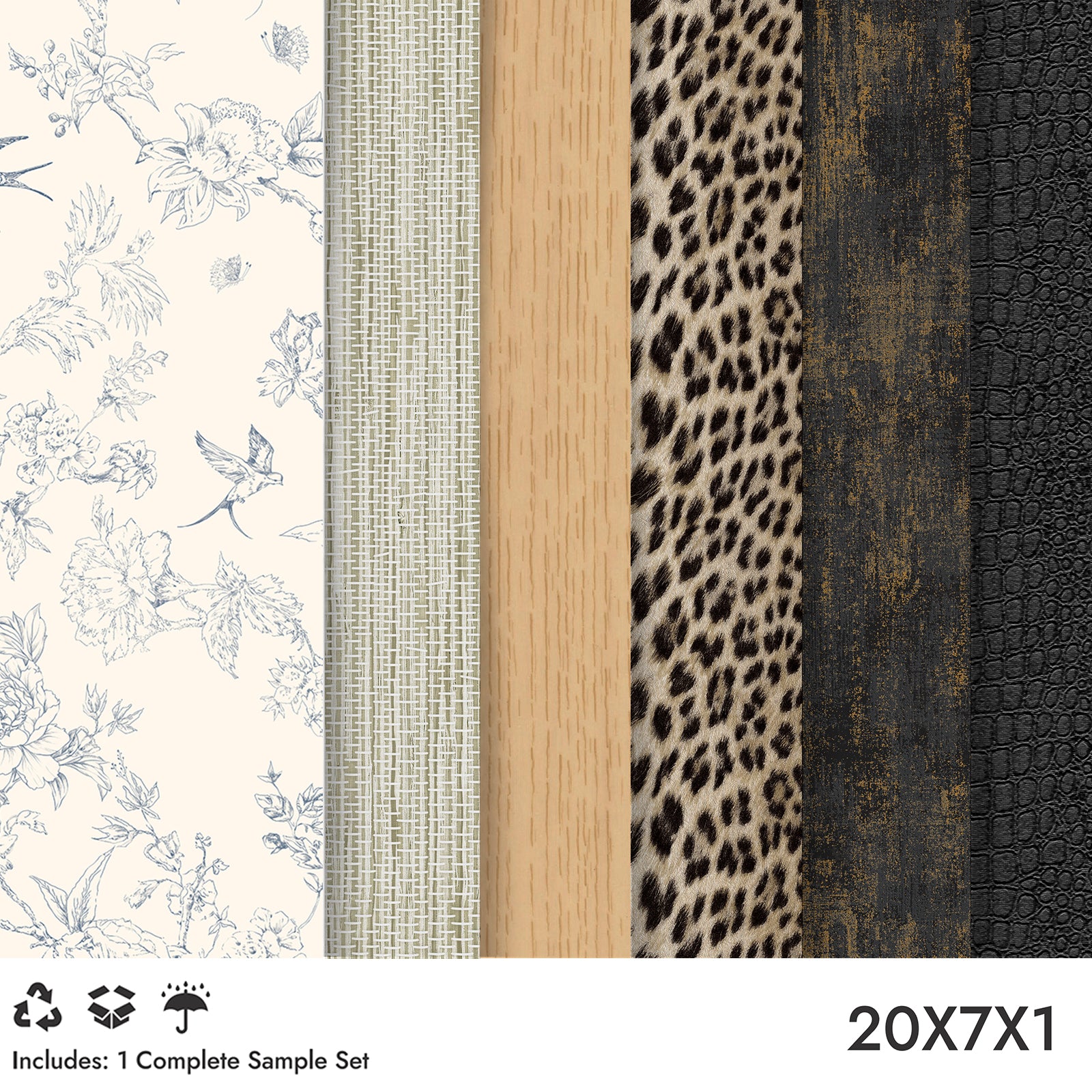 Multi-Style Wallpaper and Mural Sample Kit for Home DIY Decor(Pre-order, delivery in 20 days)