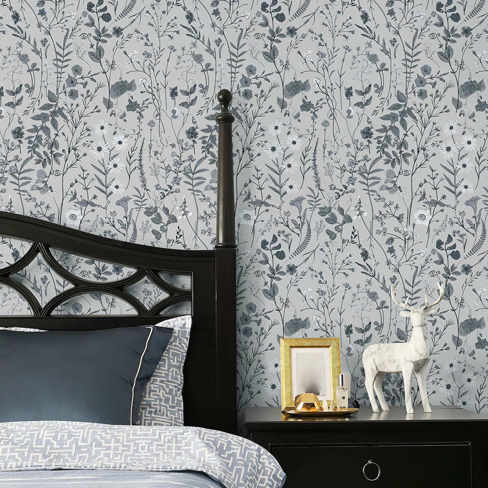 JiffDiff Floral Self-Adhesive Wallpaper
