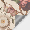 Beige Floral Branches Peel and Stick Wall Mural