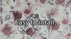 Key&Pink Purple Floral Watercolor Wallpaper