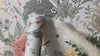 Vintage Grey  Farmhouse Floral Wallpaper